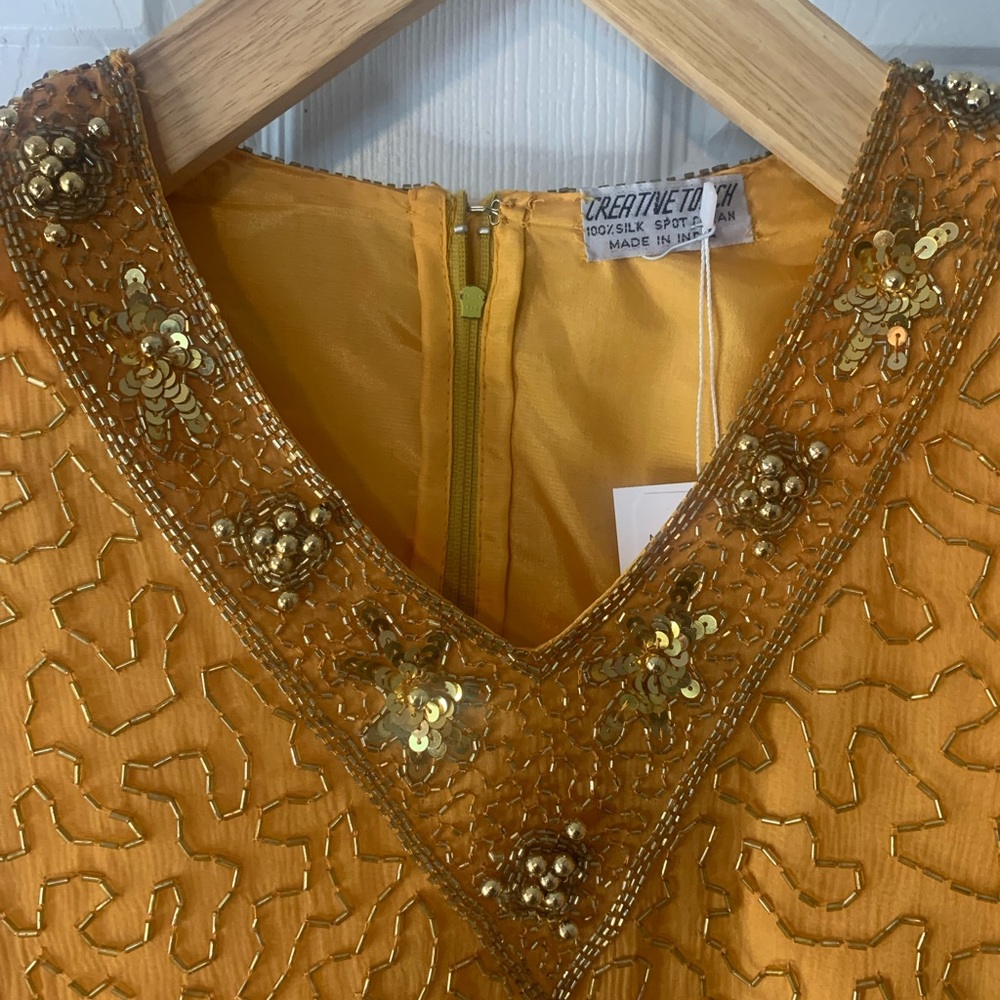 Vintage Creative Touch Sequence Blouse - image 2